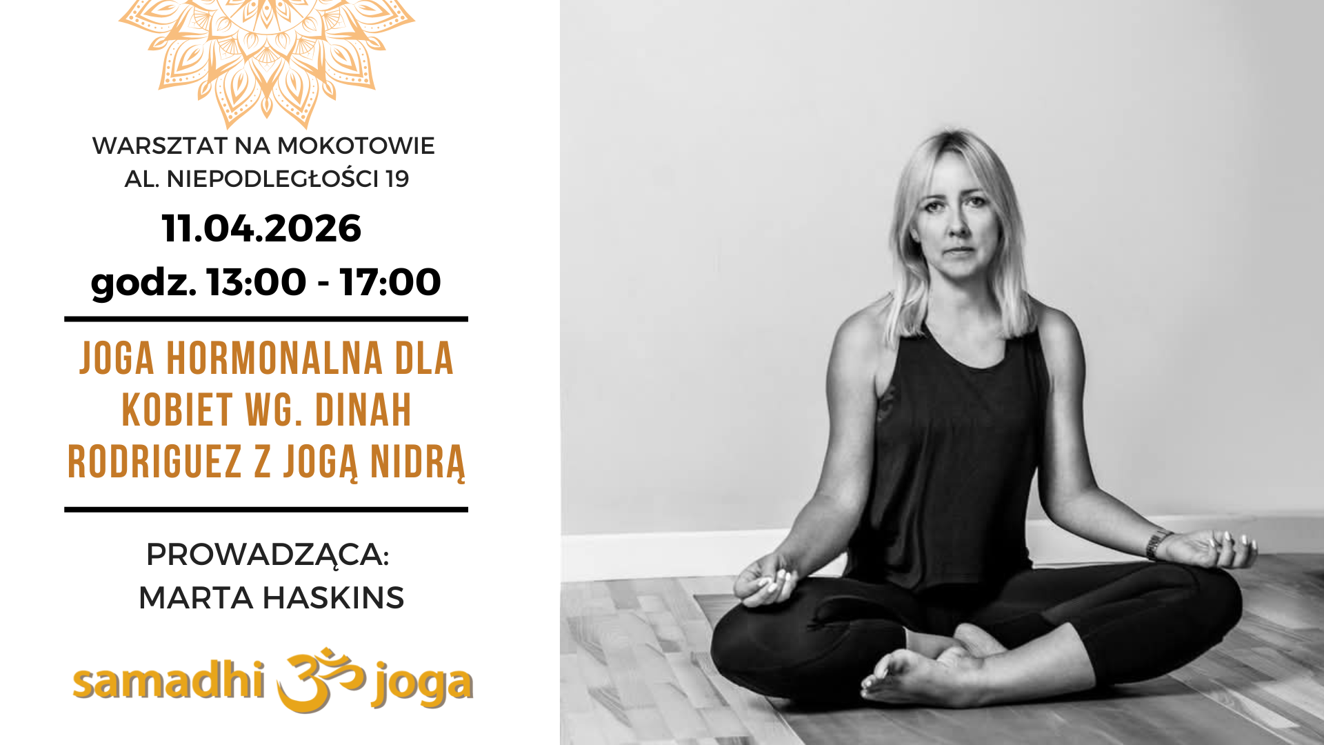 JOGA NIDRA, ODDECH KOHERENTNY I RELAKS W DŹWIĘKACH MISY I HANDPANA